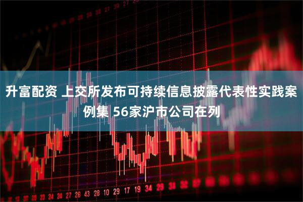 升富配资 上交所发布可持续信息披露代表性实践案例集 56家沪市公司在列